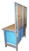 Kit fixation panneau perforé et panneau pvc sur table métal