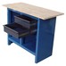 etabli métal avec plateau en bois